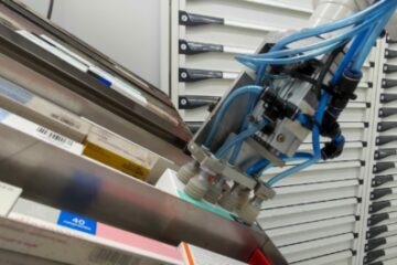 Capçal robot de farmàcial